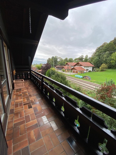 Balkon Dachgeschosswohnung Murnau am Staffelsee