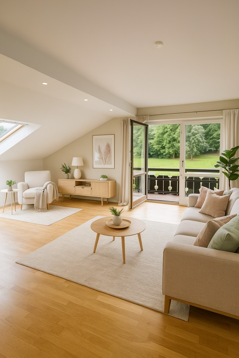 Gro�z�gig und hell wohnen! Murnau am Staffelsee Dachgeschosswohnung ***Erfolgreich verkauft!***: LICHT & LUFT & BERGBLICK � charmante Stadtwohnung