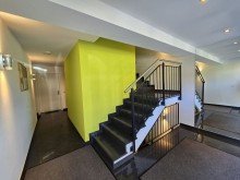 Modernes Treppenhaus mit Aufzug Erfolgreich VERMIETET! Chices APPARTEMENT mit eigenem GARTENANTEIL