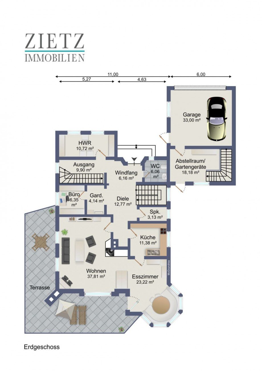 Erdgeschoss Einfamilienhaus Eglfing